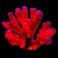 bioluminanza red coral symbol