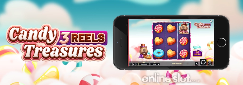 candy treasures 3 reels mobile slot