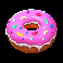 candy treasures 3 reels pink doughnut symbol
