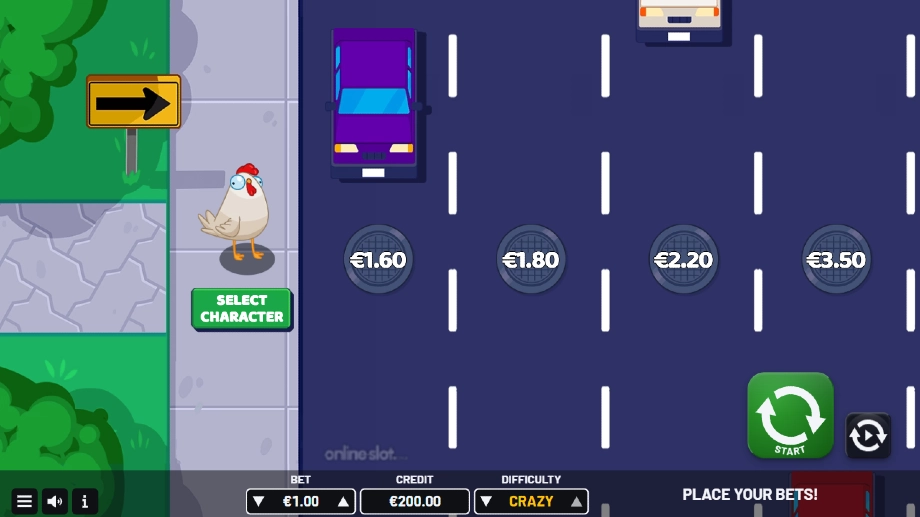 cross it slot base game
