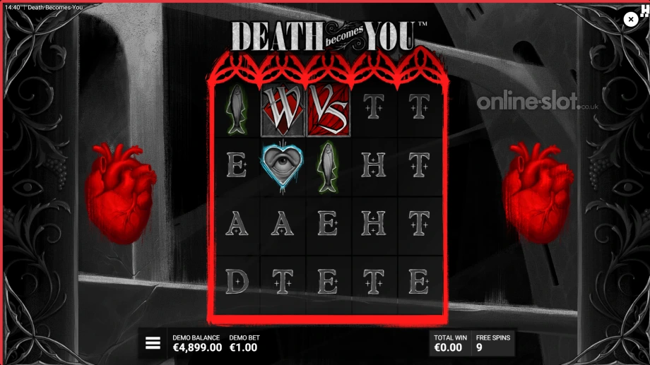 death becomes you slot free spins
