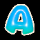 fruit shop grand re-opening letter a symbol