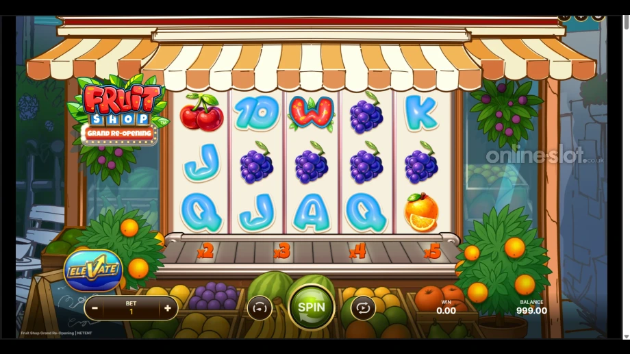 fruit shop grand re-opening slot base game