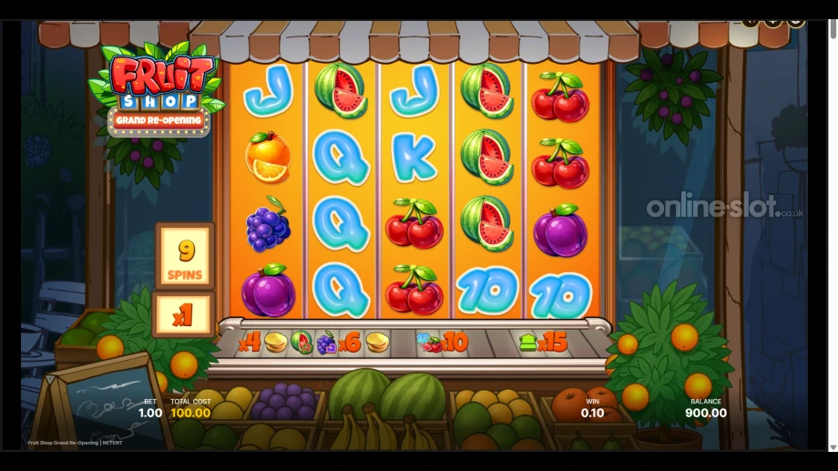 fruit shop grand re-opening slot free spins
