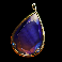 in out purple gem pendant symbol