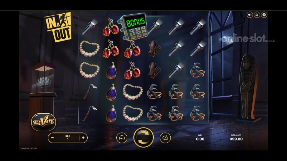 in & out slot base game
