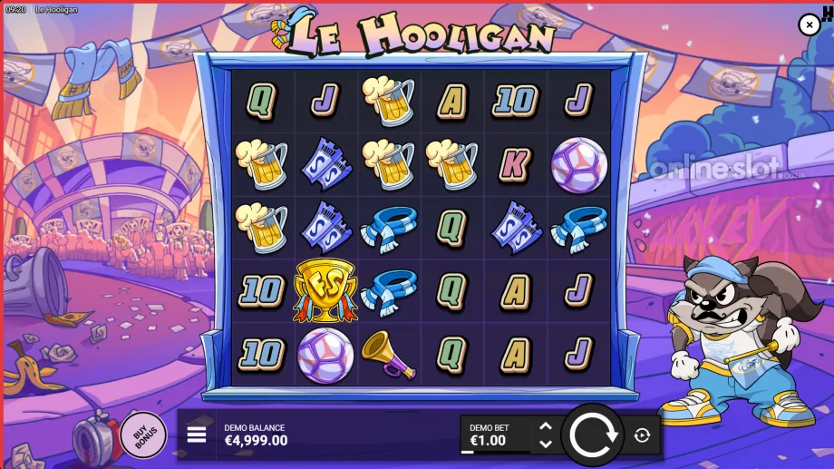le hooligan slot base game