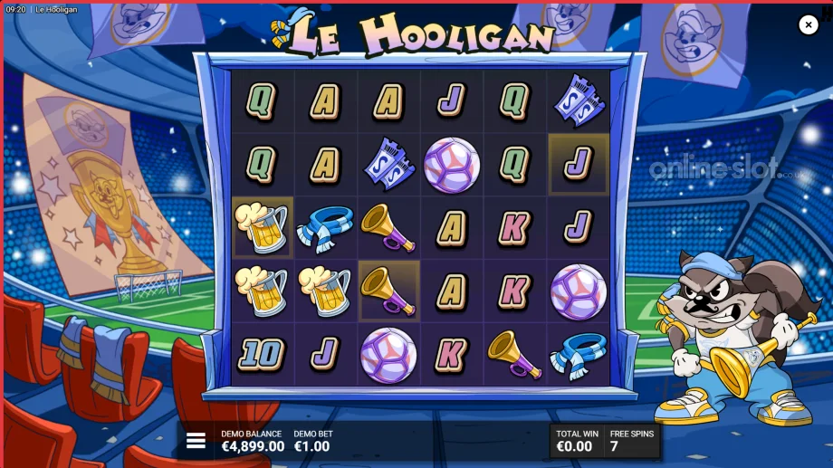 le hooligan slot free spins