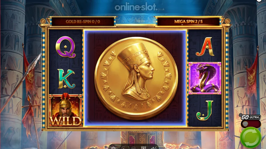 legion gold and the throne of dead slot mega spins feature