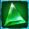 quantum crown megajackpots green gem symbol