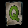 soaked by seamen letter q symbol