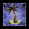 soaked by seamen palm tree symbol