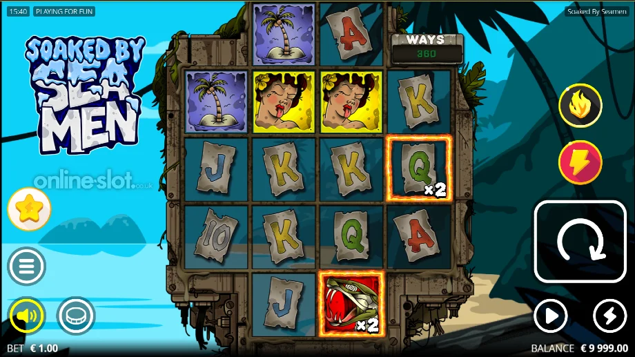 soaked by seamen slot base game