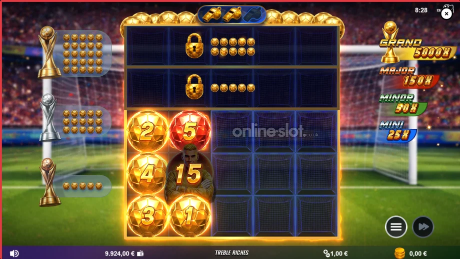 treble riches slot free spins