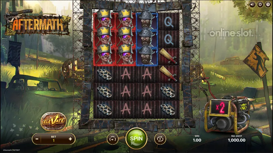 aftermath slot base game
