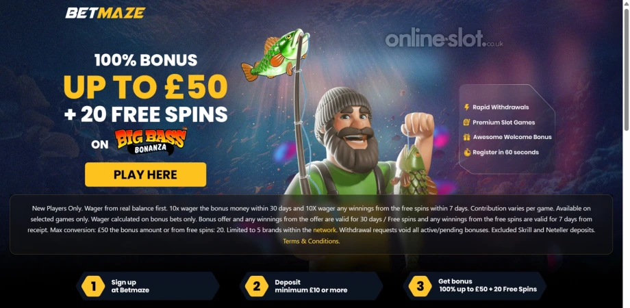 betmaze casino welcome offer