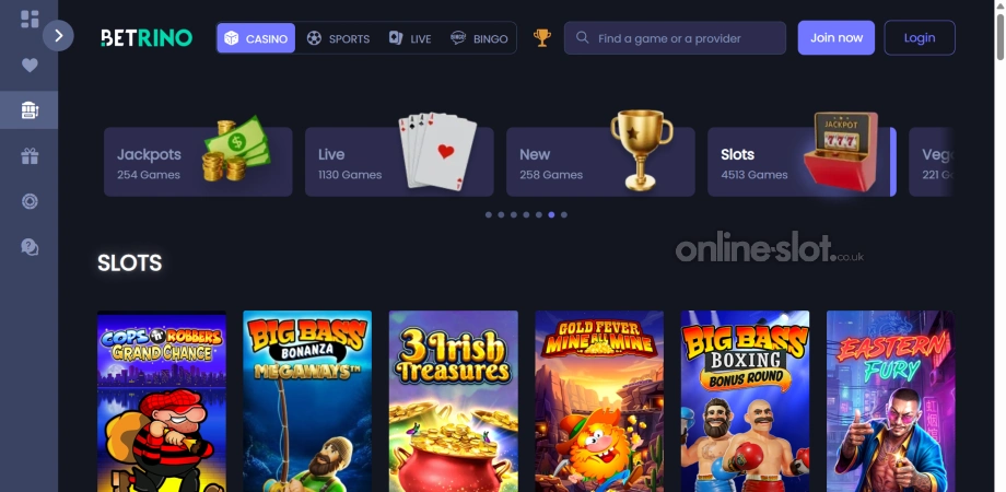 betrino site
