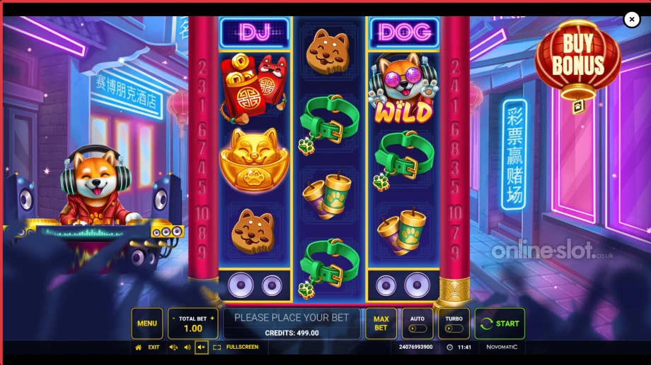 dj dog slot base game