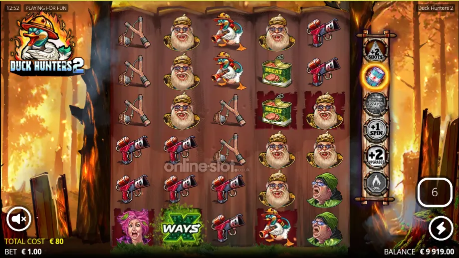 duck hunters 2 slot free spins