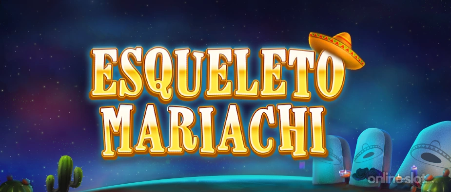 esqueleto mariachi slot banner