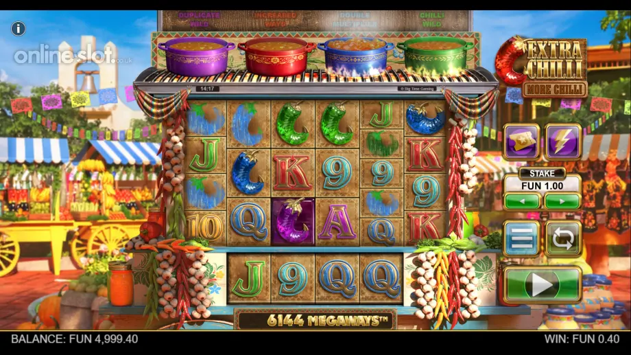 extra chilli more chilli slot base game