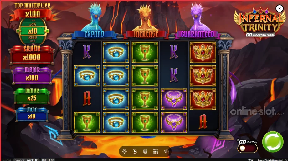infernal trinity go guaranteed slot base game