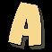 le bandit hold and win letter a symbol