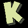 le bandit hold and win letter k symbol