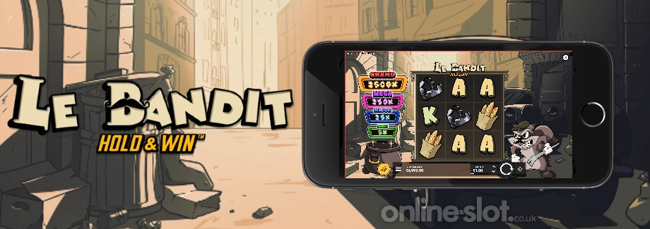 le bandit hold and win mobile slot