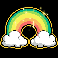 le bandit hold and win rainbow scatter symbol