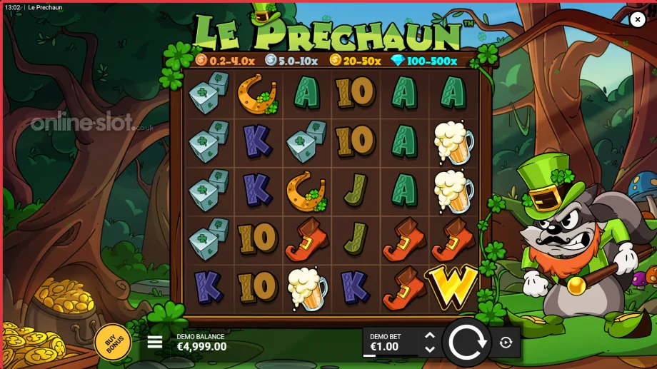 le prechaun slot base game