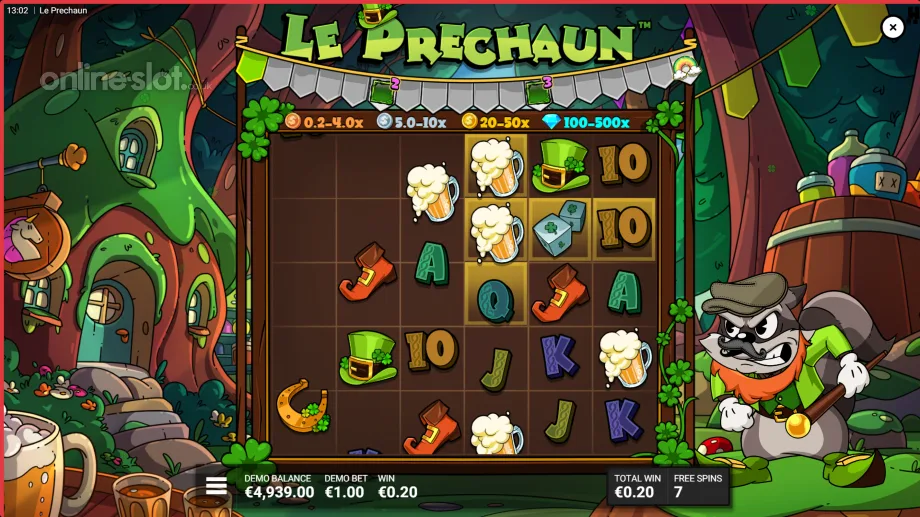 le prechaun slot free spins