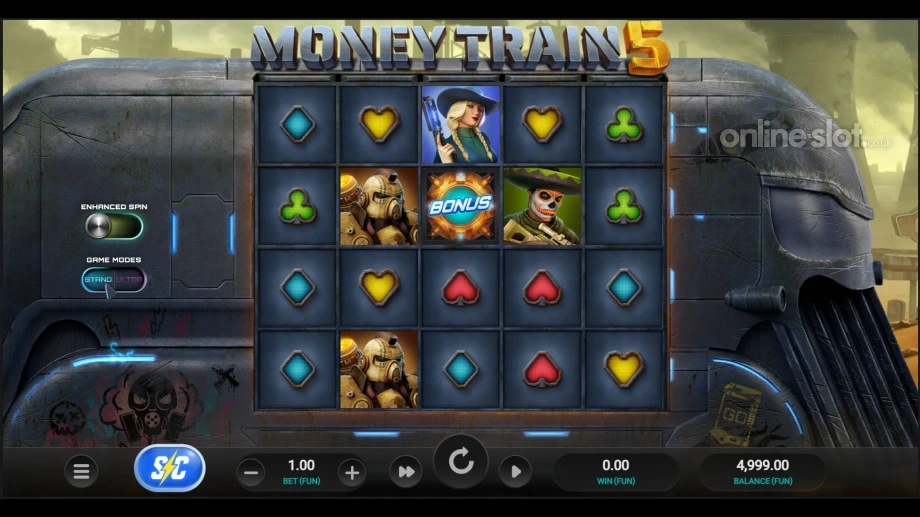 money train 5 slot base game