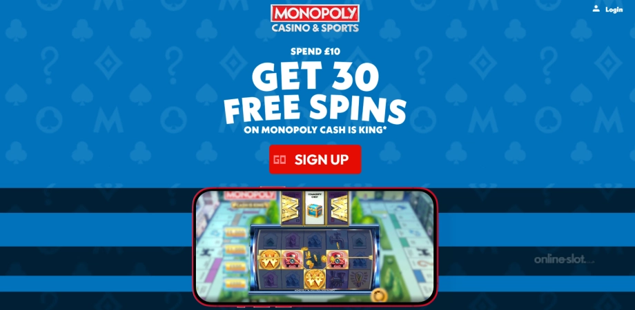 monopoly casino welcome offer