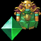 pirots 5 green gemstone symbol