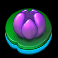 quackers slot purple bud symbol