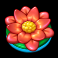 quackers slot red flower symbol