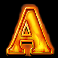 red hot catch letter a symbol