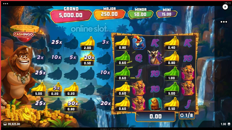 rumble kong cashingo slot free spins