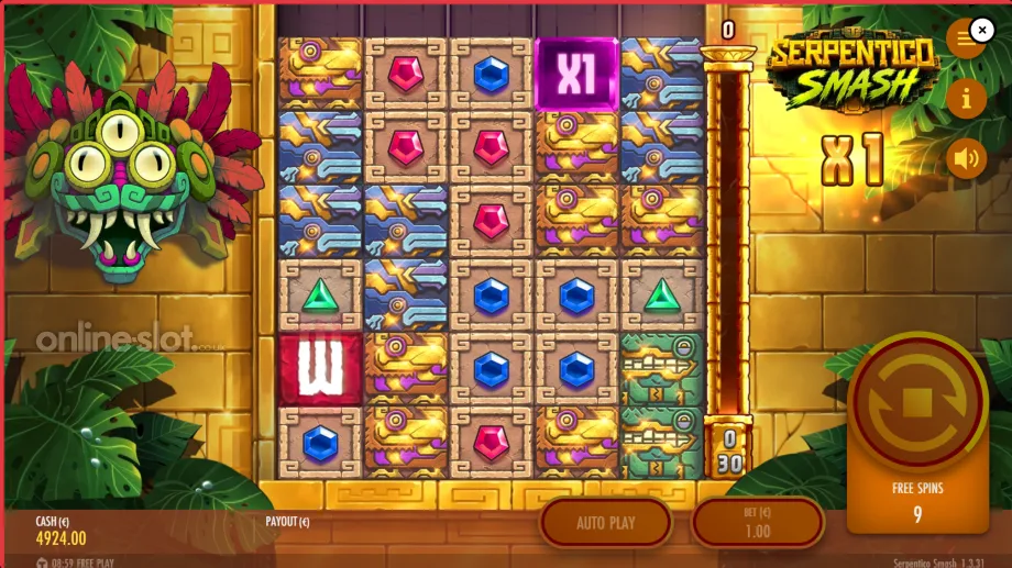 serpentico smash slot free spins