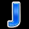 sevens v bars letter j symbol