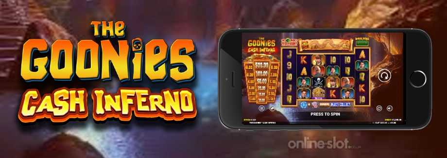 the goonies cash inferno mobile slot
