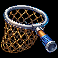 bass hunter fishing net symbol