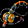 bass hunter fishing rod symbol