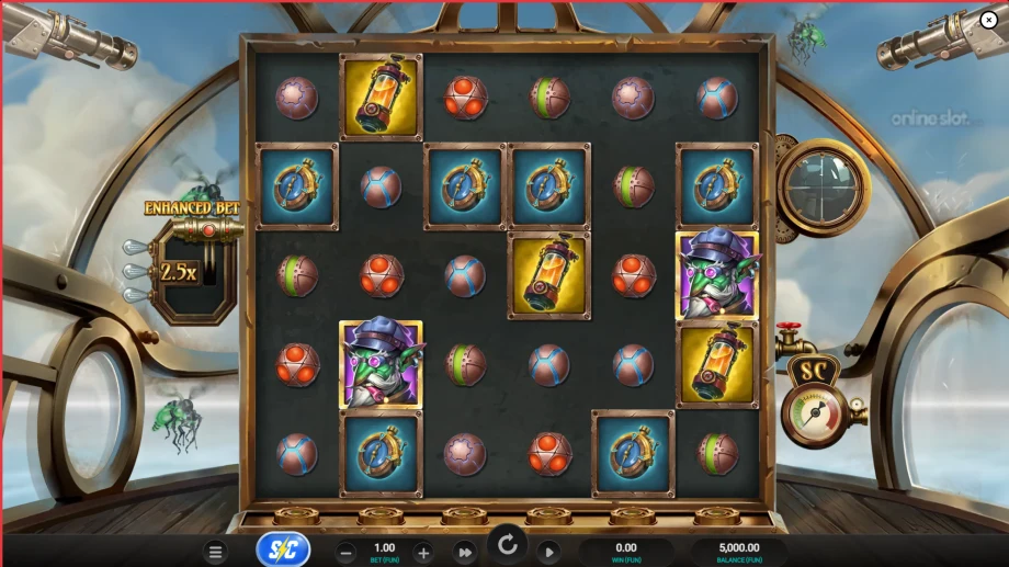 cloudforge slot base game