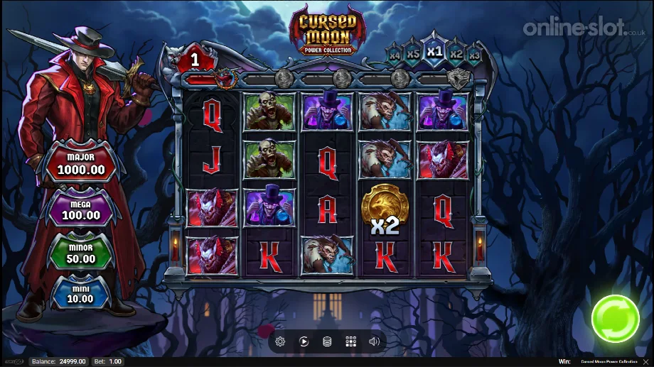 cursed moon power collection slot base game