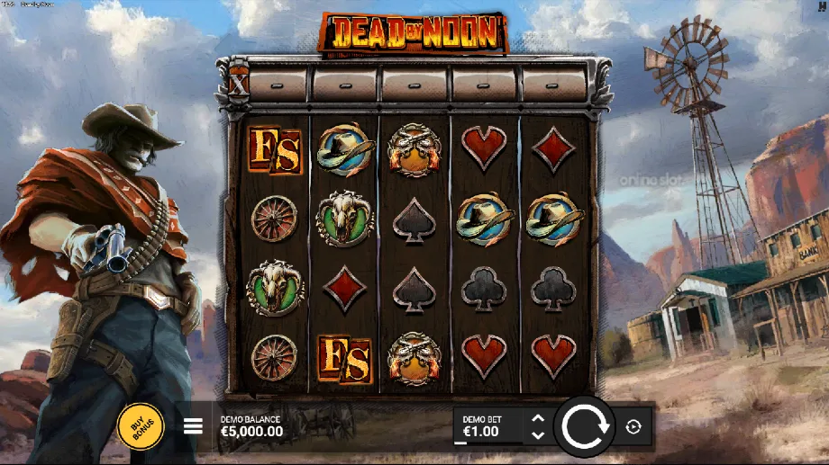 dead by noon slot base game