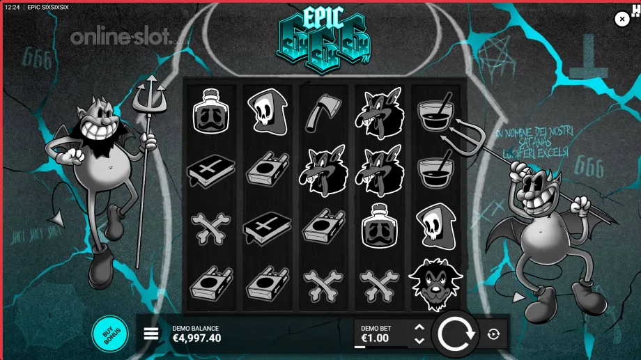 epic sixsixsix slot base game