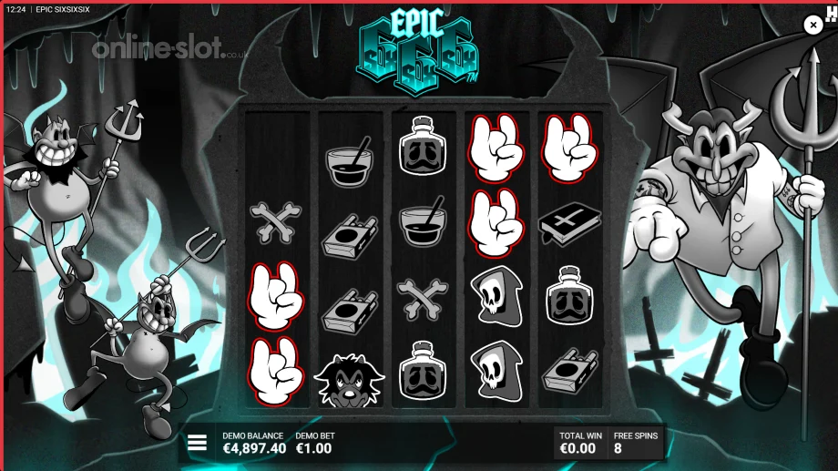epic sixsixsix slot free spins