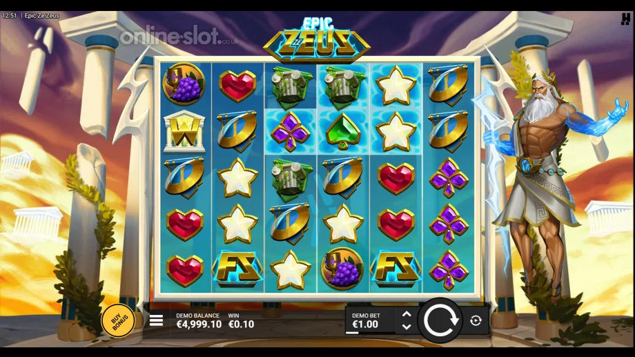 epic ze zeus slot base game